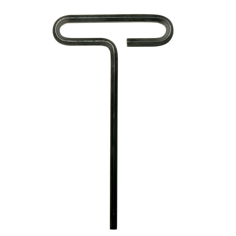 Llave hexagonal corta tipo "T", en pulgadas, 1/8"