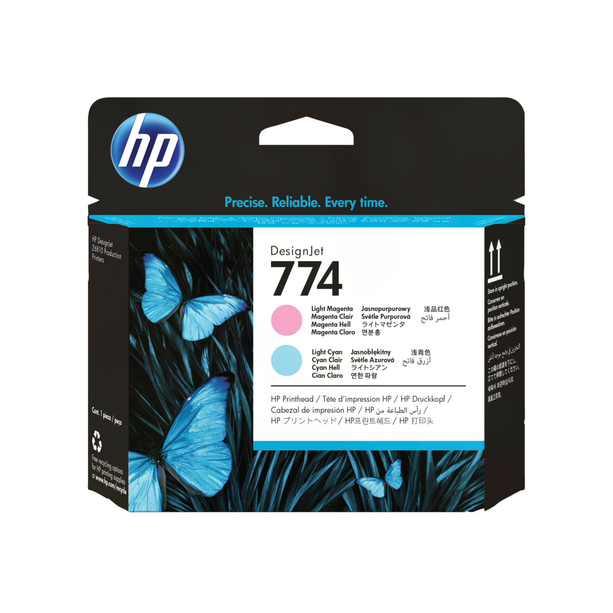 HEWLETT PACKARD - Cabezal HP LF 774 Magenta Claro - Cian Claro