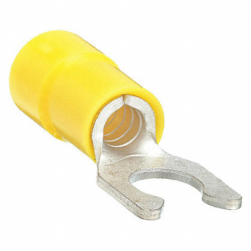 PANDUIT - Terminal de Horquilla Aislada en Vinil Calibre 12-10 AWG Perno #10, Bolsa c/25 pzas.