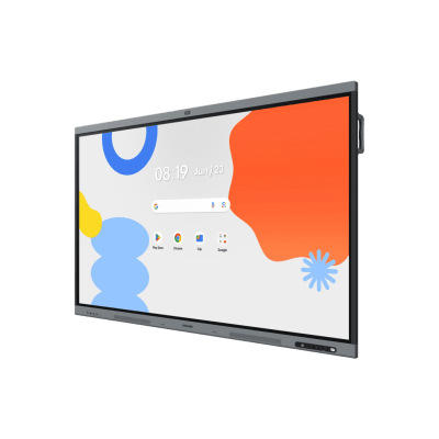 SAMSUNG ELECTRONICS - Pantalla Interactiva WAFX-P Series / 86" 4K UHD 3840x2160 / Android 15 EDLA Certified / Octa-core CPU / 48MP Camera / 8-Mic Array 10m / Dual 20W Speakers + Woofer / 50-Point IR Touch / Wi-Fi 6 / Bluetooth 5.0 / OPS Slot