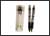 ZEBRA - Juego Boligrafo Lapicero Zebra 5000 MetalicoO Negro C/2Piezas