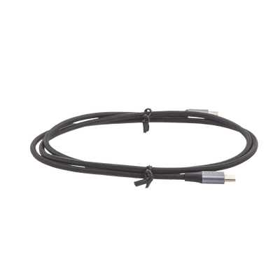 UGREEN - Cable USB-C a USB-C | 1 Metro (3.28 Pies) | Transferencia de Datos de 480 Mbps | Carga Rápida de Hasta 60W | QC 4.0/3.0/2.0 | PD3.0 | FPC | AFC | Protección Integrada | Caja de Aluminio | Nylon Trenzado | Color Negro