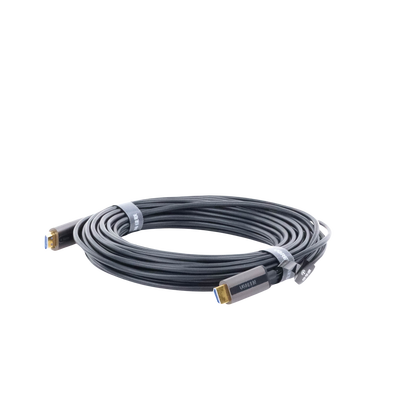 UGREEN - Cable HDMI de 15 Metros (49.21 Pies) por Fibra Óptica 4K@60Hz | Fibra de 4 Núcleos + Cobre EstaÑado de 7 Núcleos | Compatible con HDMI 2.0 | Alta Velocidad 18 Gbps | 3D | HDR | Carcasa de Zinc | Premium | 2 AÑos de GarantÍa