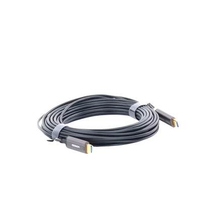 UGREEN - Cable HDMI de 15 Metros (49.21 Pies) por Fibra Óptica 4K@60Hz | Fibra de 4 Núcleos + Cobre EstaÑado de 7 Núcleos | Compatible con HDMI 2.0 | Alta Velocidad 18 Gbps | 3D | HDR | Carcasa de Zinc | Premium | 2 AÑos de GarantÍa