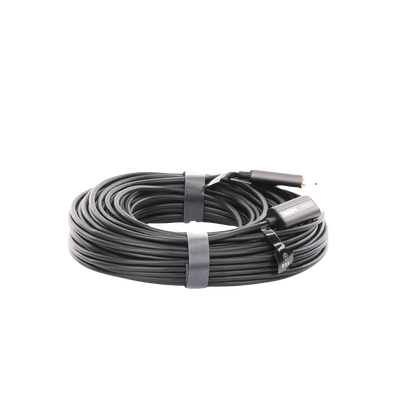 UGREEN - Cable HDMI de 30 Metros (98.43 Pies) por Fibra Óptica 4K@60Hz | Fibra de 4 Núcleos + Cobre EstaÑado de 7 Núcleos | Compatible con HDMI 2.0 | Alta Velocidad 18 Gbps | 3D | HDR | Carcasa de Zinc | Premium | 2 AÑos de GarantÍa