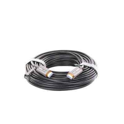 UGREEN - Cable HDMI de 30 Metros (98.43 Pies) por Fibra Óptica 4K@60Hz | Fibra de 4 Núcleos + Cobre EstaÑado de 7 Núcleos | Compatible con HDMI 2.0 | Alta Velocidad 18 Gbps | 3D | HDR | Carcasa de Zinc | Premium | 2 AÑos de GarantÍa