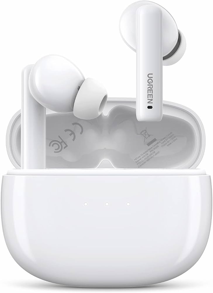 UGREEN - Auriculares inalámbricos con cancelación activa de ruido UGREEN HiTune T3 (blanco)