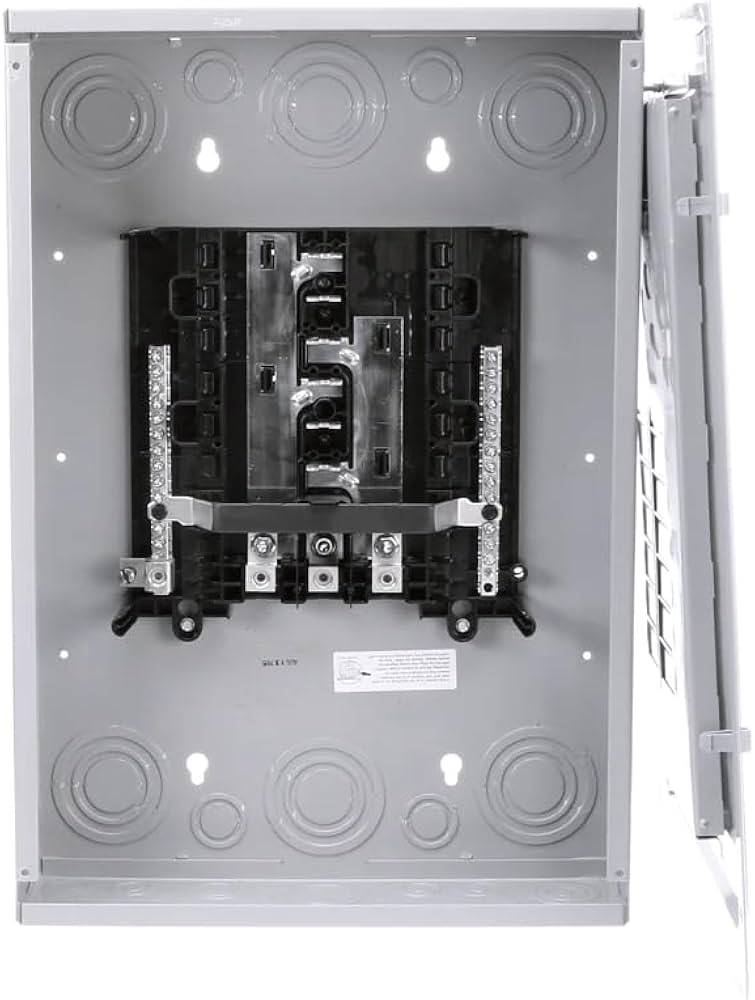 SIEMENS - Centro de carga trifásico 3 Fases, 4 Hilos para interruptores QP, de 12 polos - 24 circuitos, 120/240vca, Barras de aluminio 125 Amp, Nema 1, uso interior. Incluye tapa.