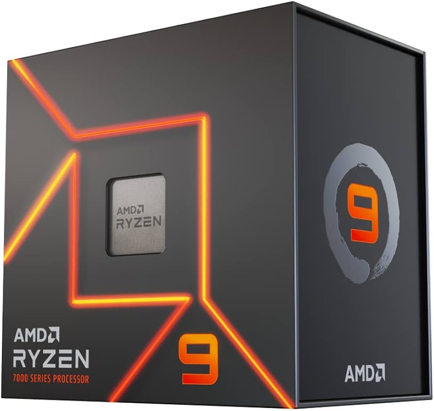 AMD - Procesador AMD Ryzen 9 7900X 4.7GHz 64MB 170W 12 Cores 24Threads Socket AM5 con Gráficos sin Disipador