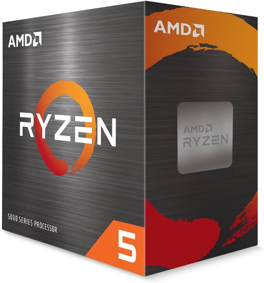AMD - Procesador AMD Ryzen 5 5500 3.6GHz 32MB 65W S AM4 Hexa Core sin Gráficos con Disipador 100-100000457BOX