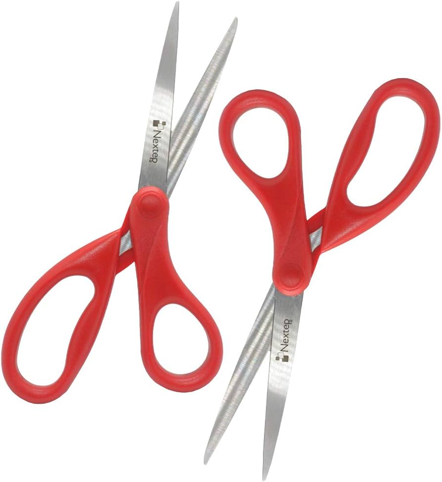 NEXTEP SOLUCIONES - Bundle Tijera Nextep para Oficina 7" Económica Blister c/2 Cont. 6 Piezas