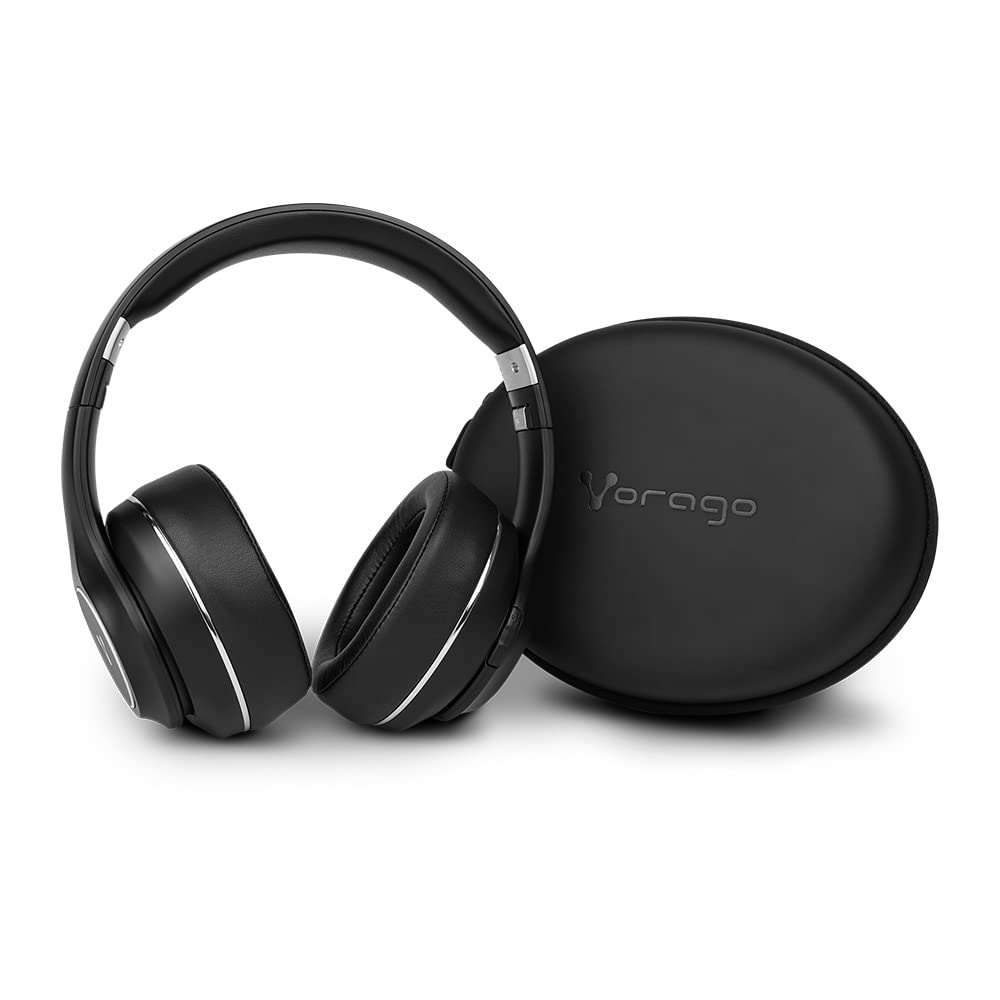 VORAGO - Diadema Vorago HPB-601 V2 Premium 3.5mm Bluetooth 5.0 Color Negro