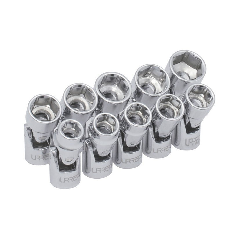 Juego de 10 dados flexibles métricos 3/8 inriel