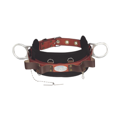 TULMEX - Cinturón de Liniero de Lujo, Fabricado en Poliéster, con 2 Anillos tipo D, Talla 36.