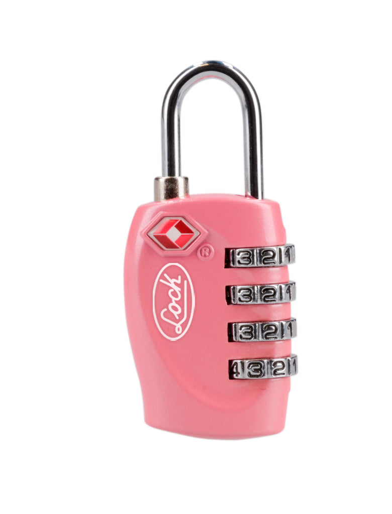 Candado cb m prog TSA rosa20mm