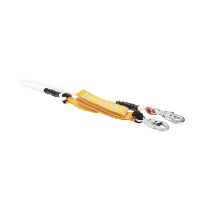 TULMEX - Amortiguador con Cable de Protección de  Nylon y 2 Ganchos de Seguro Doble.