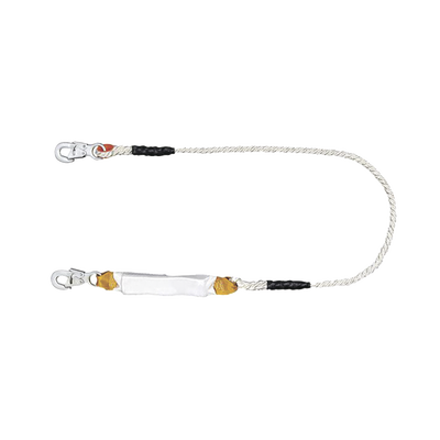 TULMEX - Amortiguador con Cable de Protección de  Nylon y 2 Ganchos de Seguro Doble.