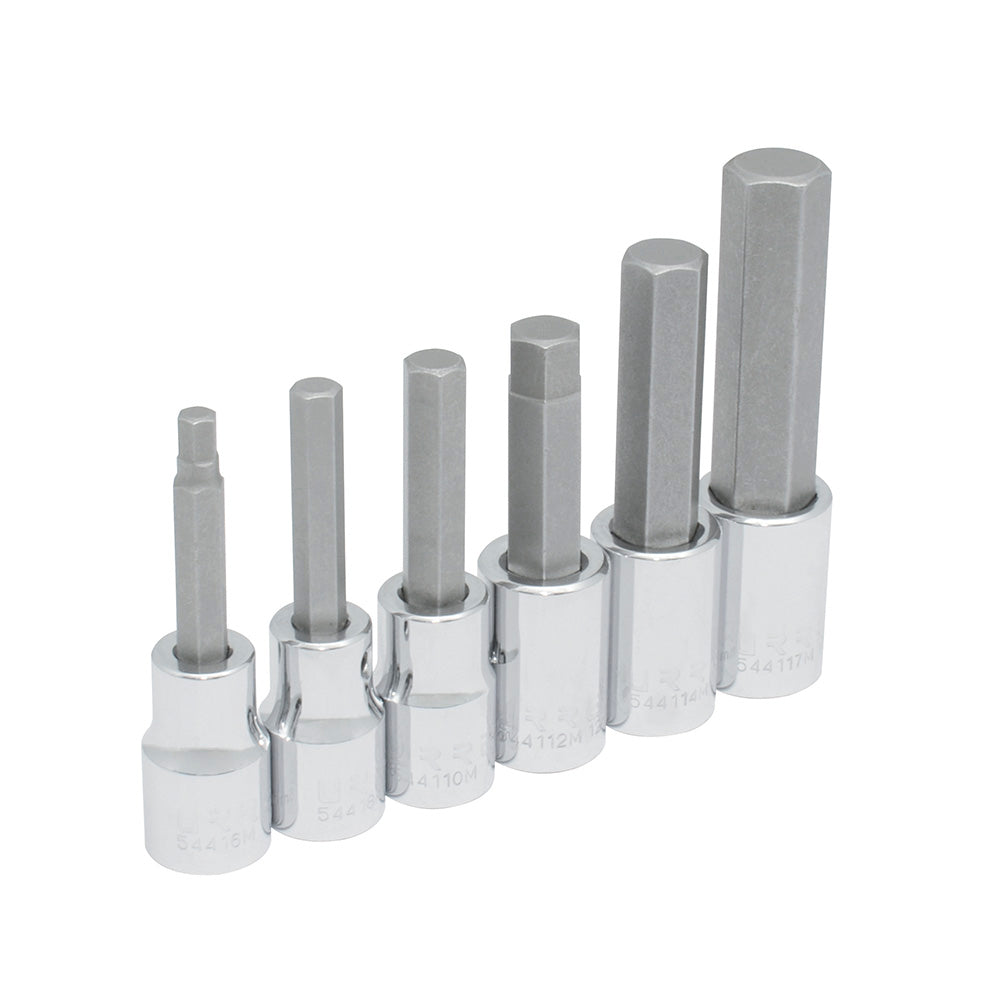 Jgo dados hex 1/2 in mm 6pz