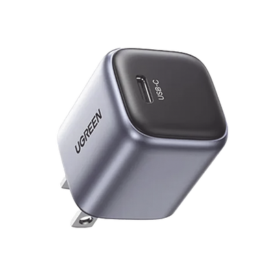 UGREEN - Cargador Mini de 20W | 1 USB-C de Carga Rápida | Tecnología GaN II | Carga Inteligente | Múltiple Protección  | Mayor Eficiencia Energética | Tamaño Compacto.