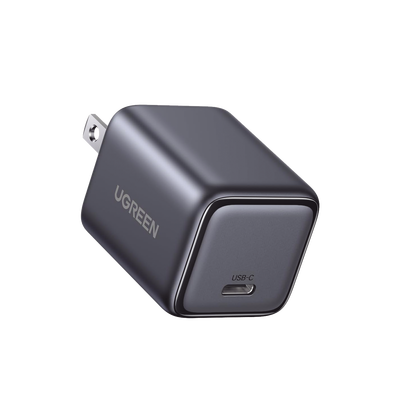 UGREEN - Cargador Mini de 30W | 1 USB-C de Carga Rápida | Tecnología GaN II | Carga Inteligente | Múltiple Protección | Mayor Eficiencia Energética | Tamaño Compacto.