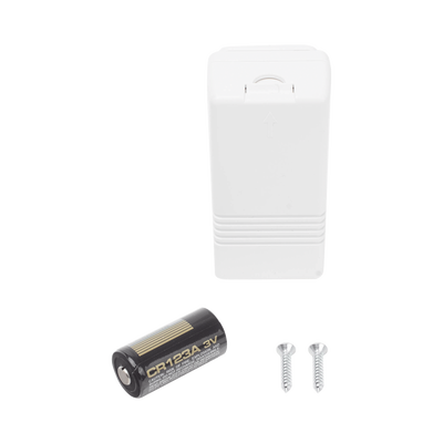 HONEYWELL HOME RESIDEO - Contacto Magnético Inalámbrico sin magneto / Se puede conectar otro Sensor Cableado / 2 Zonas /Batería de Larga Duración 3-5 años