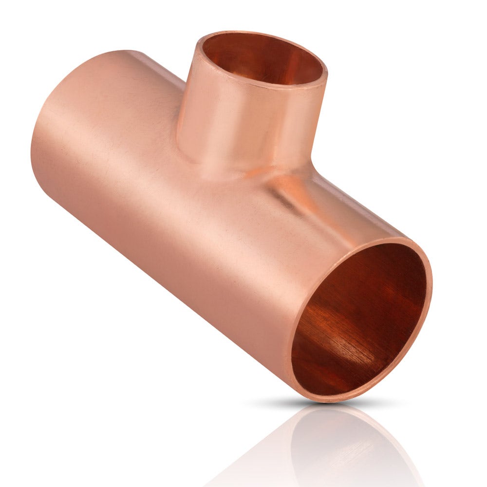 IUSA - Tee reducida con centro de 3/8” nibco