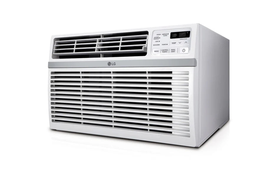 LG ELECTRONICS - Aire Acondicionado LG Tipo Ventana Enfriamiento 12000 BTU/h Sistema de Flujo de Aire en 4 Vías Temporizador