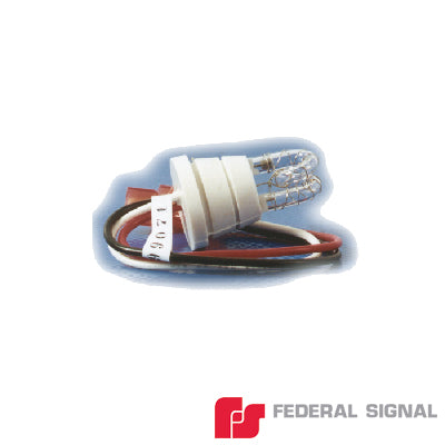 FEDERAL SIGNAL - Estrobo de reemplazo en color claro con cable de 20.3 cm