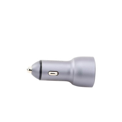 UGREEN - Cargador de Auto 52.5W | Puerto USB-A y USB-C | Carga Rápida | Compatible con Vehículos de 12 y 24 VCD | PD3.0 + QC3.0 | Chip Inteligente | Diseño Compacto Mayor Eficiencia Energética | Caja de Aluminio