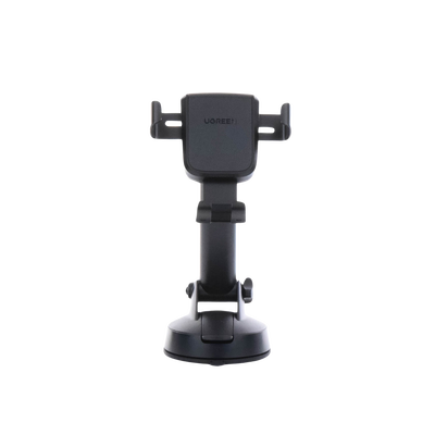 UGREEN - Soporte de Celular para Automóvil con Ventosa / Diseño de Sujecion en Triangulo / Ajustable 270° / Rotable / Estirable / Amplia Compatibilidad con dispositivos de 4'' a 7'' / Color Negro