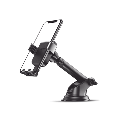 UGREEN - Soporte de Celular para Automóvil con Ventosa / Diseño de Sujecion en Triangulo / Ajustable 270° / Rotable / Estirable / Amplia Compatibilidad con dispositivos de 4'' a 7'' / Color Negro