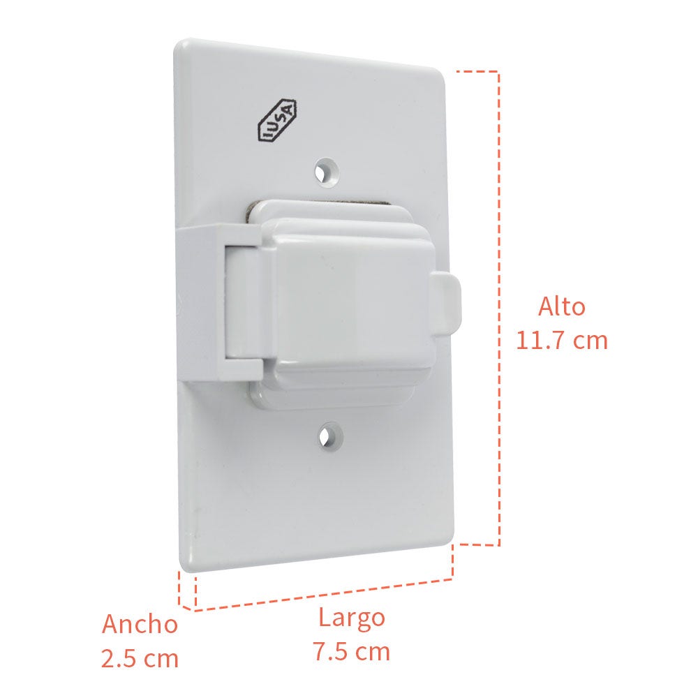 IUSA - Placa para intemperie de 1 ventana