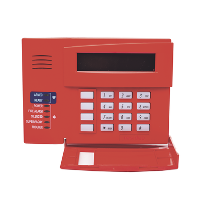 HONEYWELL HOME RESIDEO - Teclado Alfanumérico de 2 Lineas, 16 Caracteres Cada Una y 3 LED´s de Problema en el Sistema.