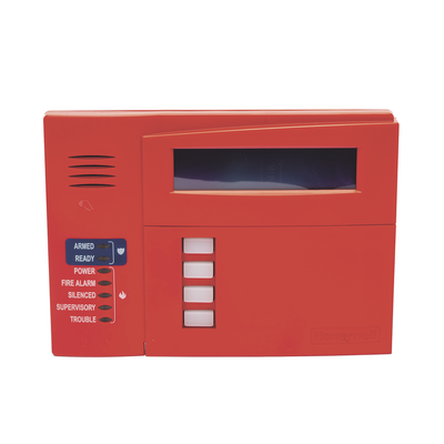 HONEYWELL HOME RESIDEO - Teclado Alfanumérico de 2 Lineas, 16 Caracteres Cada Una y 3 LED´s de Problema en el Sistema.