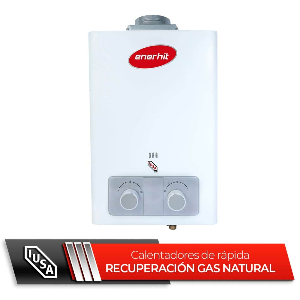 IUSA - Calentador instantáneo enerhit, 6 l para gas natural