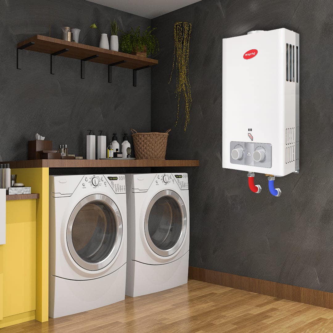 IUSA - Calentador de agua instantáneo Enerhit 12 L para gas L.P.