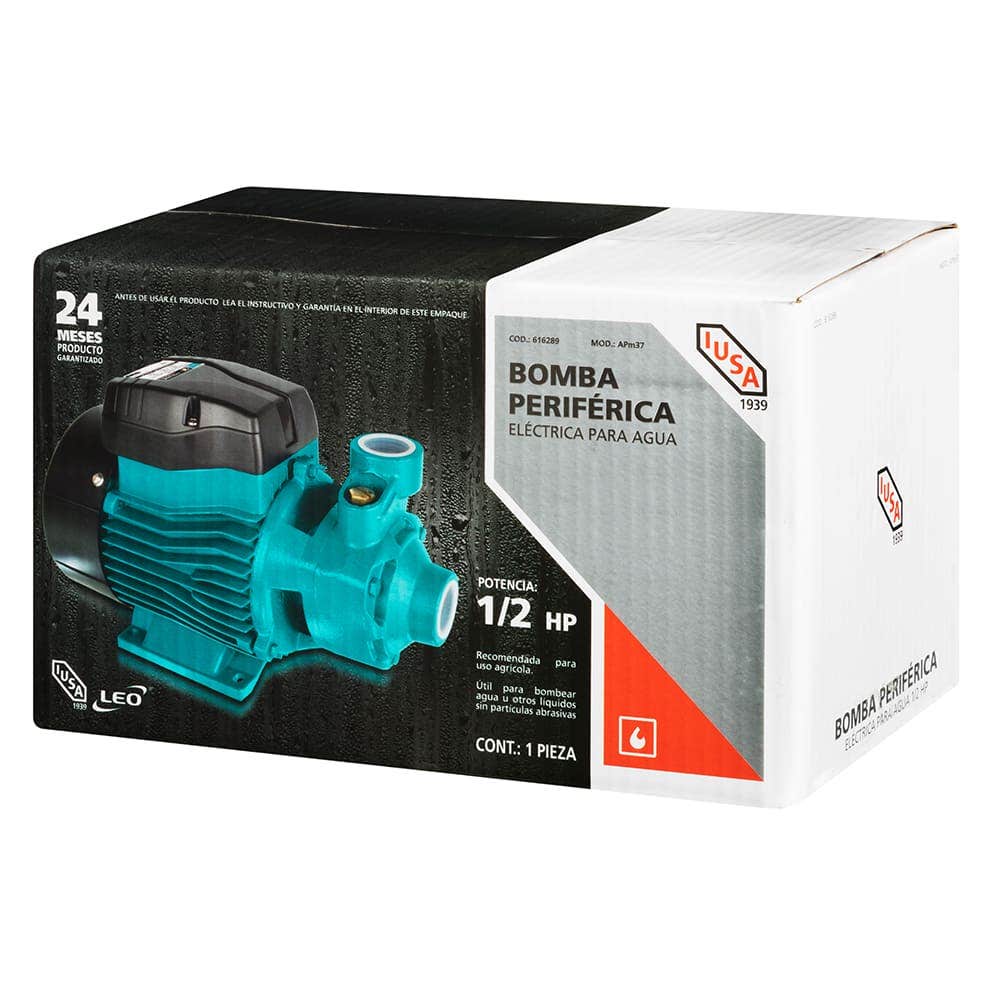 IUSA - Bomba periférica 1/2 hp entrada/salida 1" iusa