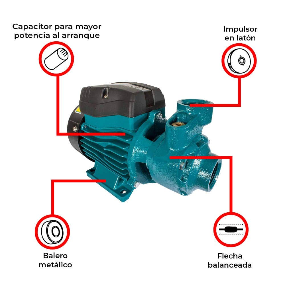 IUSA - Bomba periférica 3/4 hp iusa