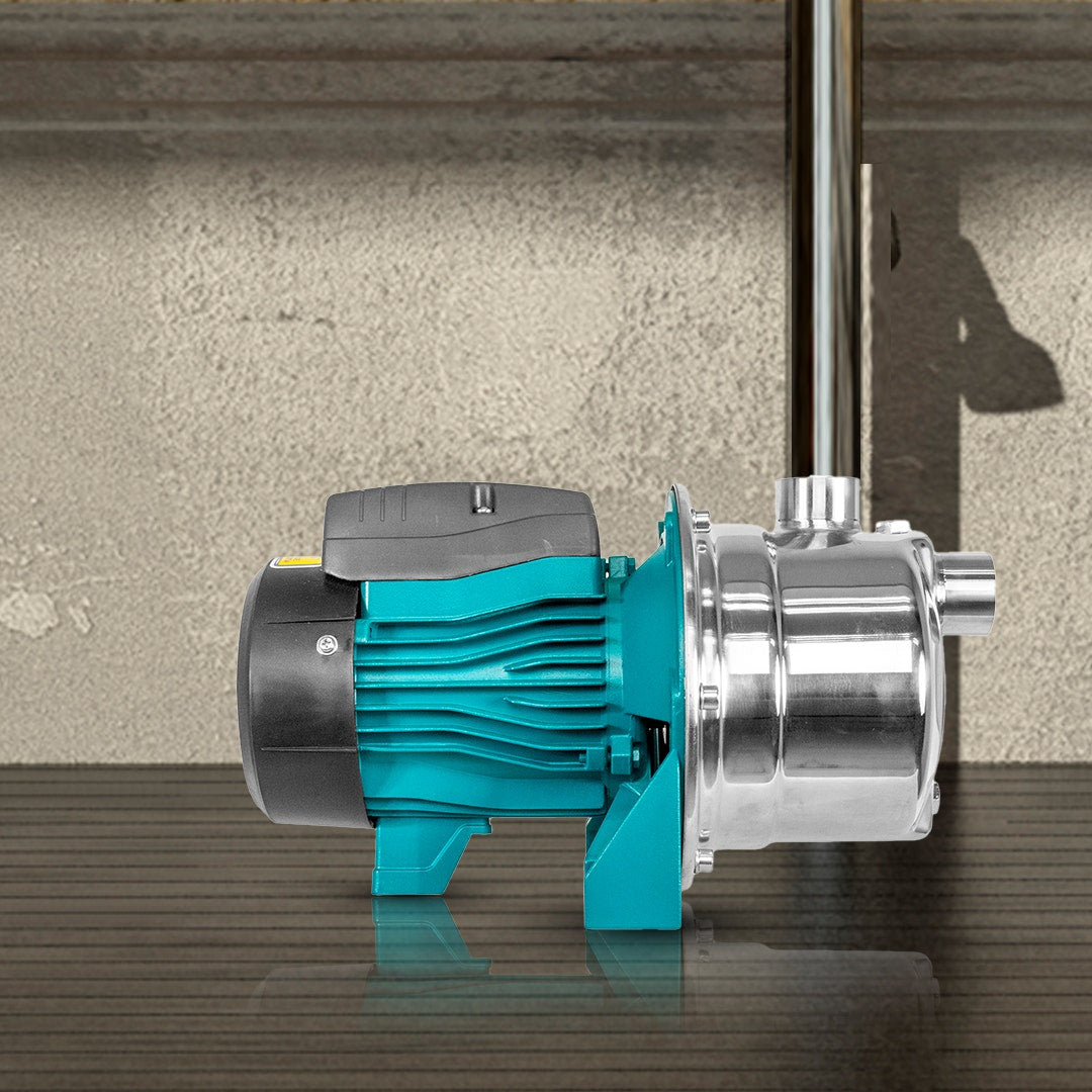 IUSA - Bomba jet con cabezal de acero inoxidable 1 hp