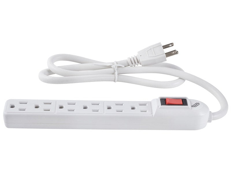 IUSA - Multicontacto con 6 entradas cable 41cm