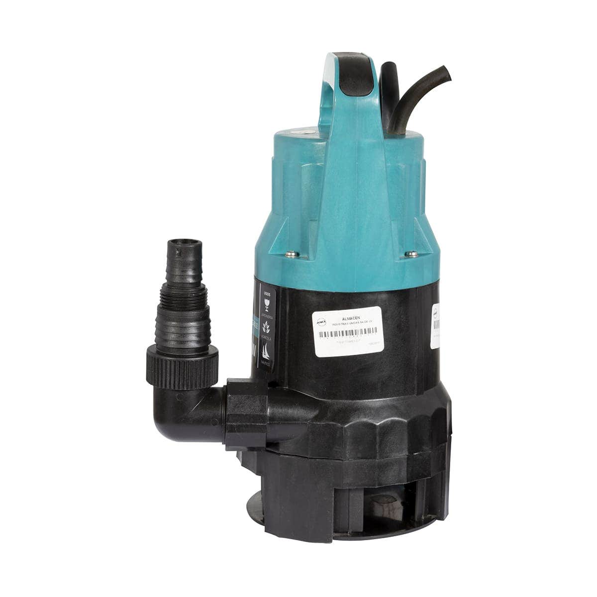 IUSA - Bomba sumergible para agua limpia y turbia 0.5 hp