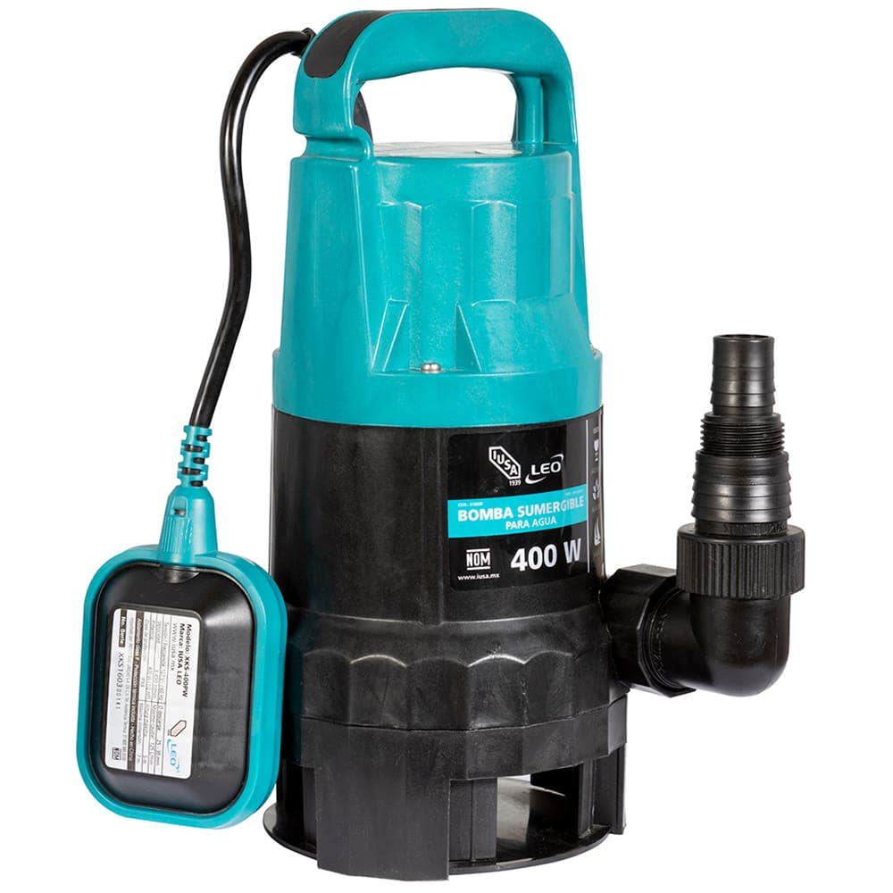 IUSA - Bomba sumergible 1 HP para agua limpia y turbia