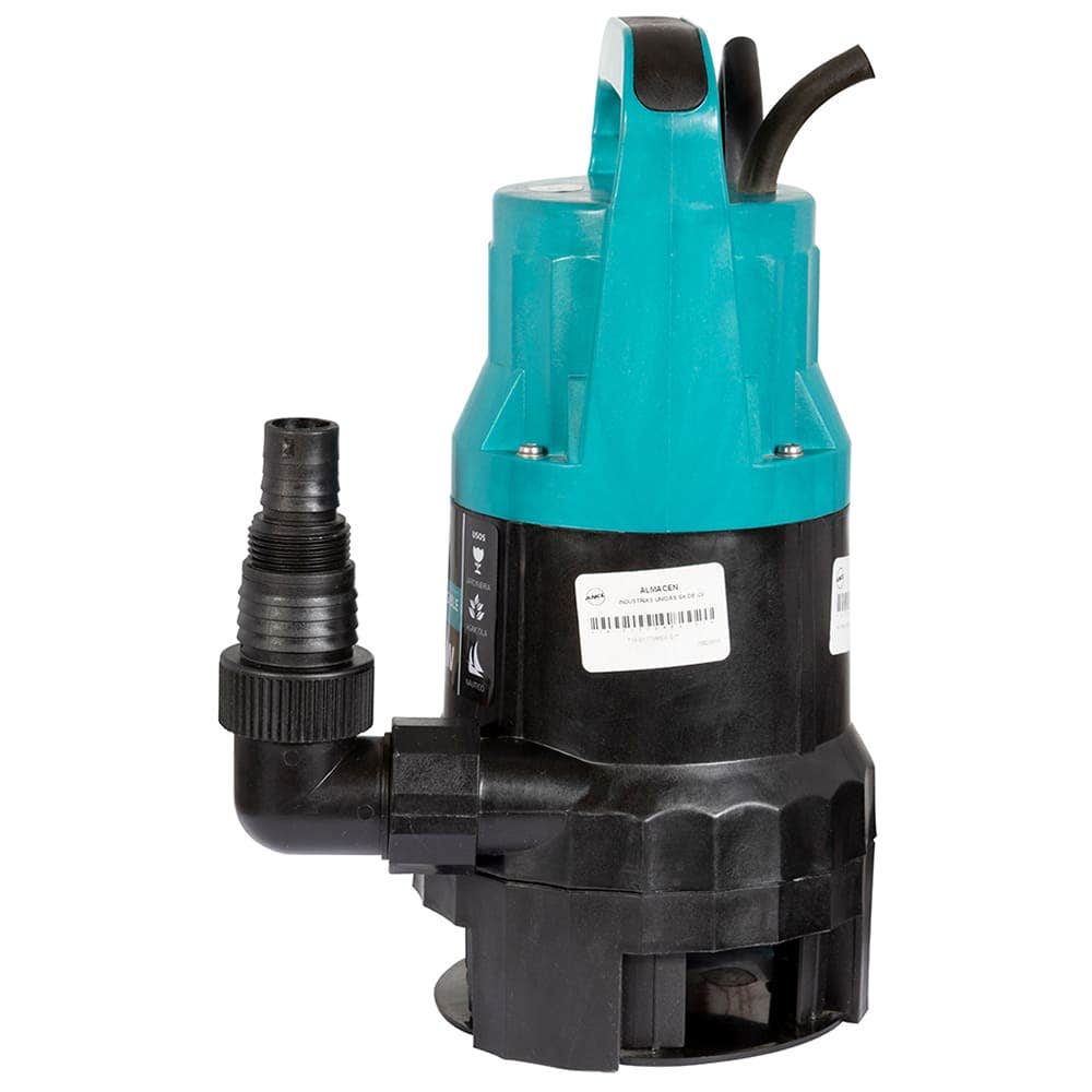 IUSA - Bomba sumergible 1 HP para agua limpia y turbia