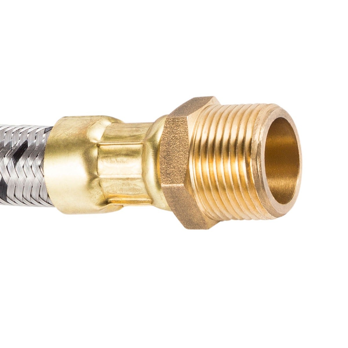 IUSA - Manguera flexible para calentador instantáneo 3/4” mnpt x 1/2” hnpt
