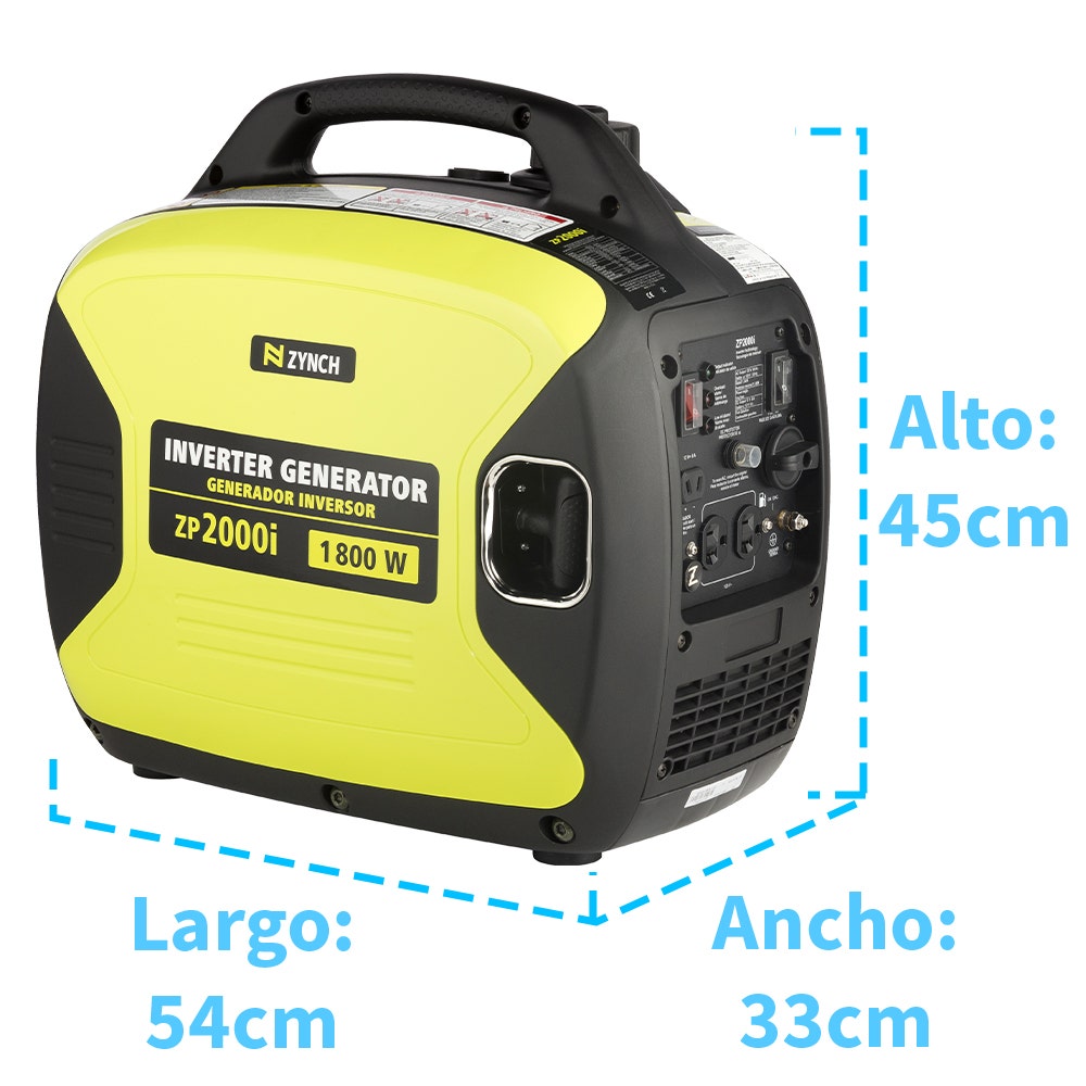 IUSA - Generador eléctrico a gasolina 1600 w inverter