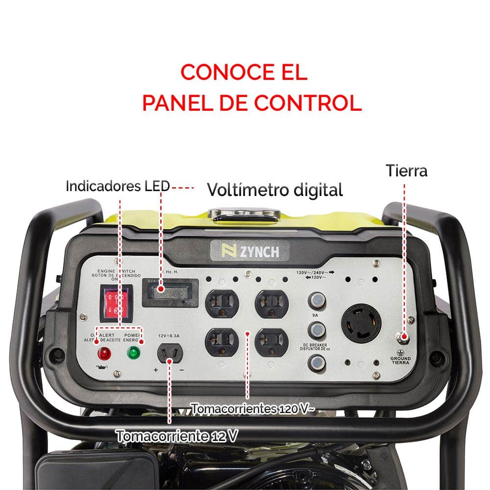 IUSA - Generador eléctrico a gasolina 3000 w