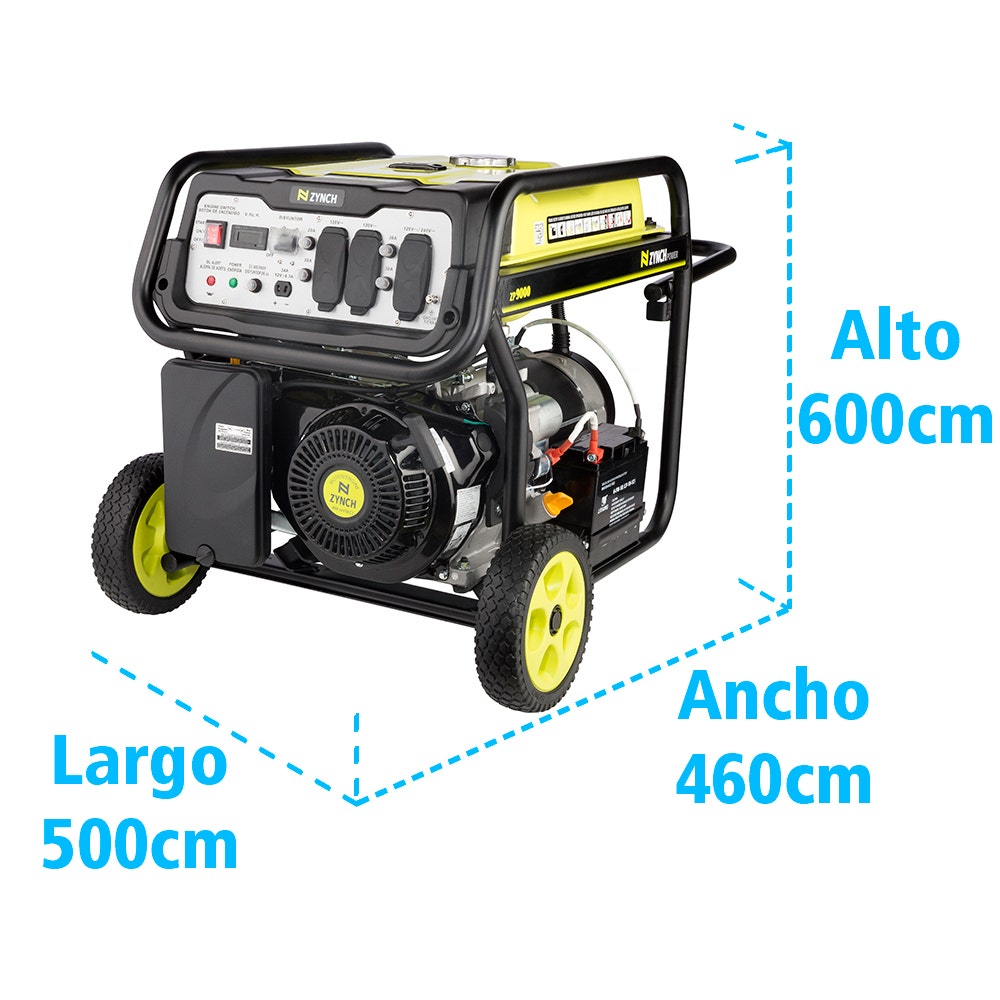 IUSA - Generador eléctrico a gasolina 8000 w 13 hp