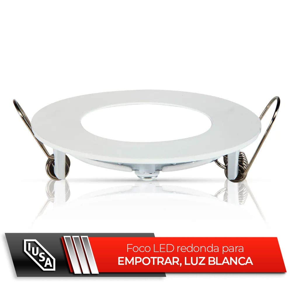 IUSA - Luminaria led redonda fija 960 lm luz blanca
