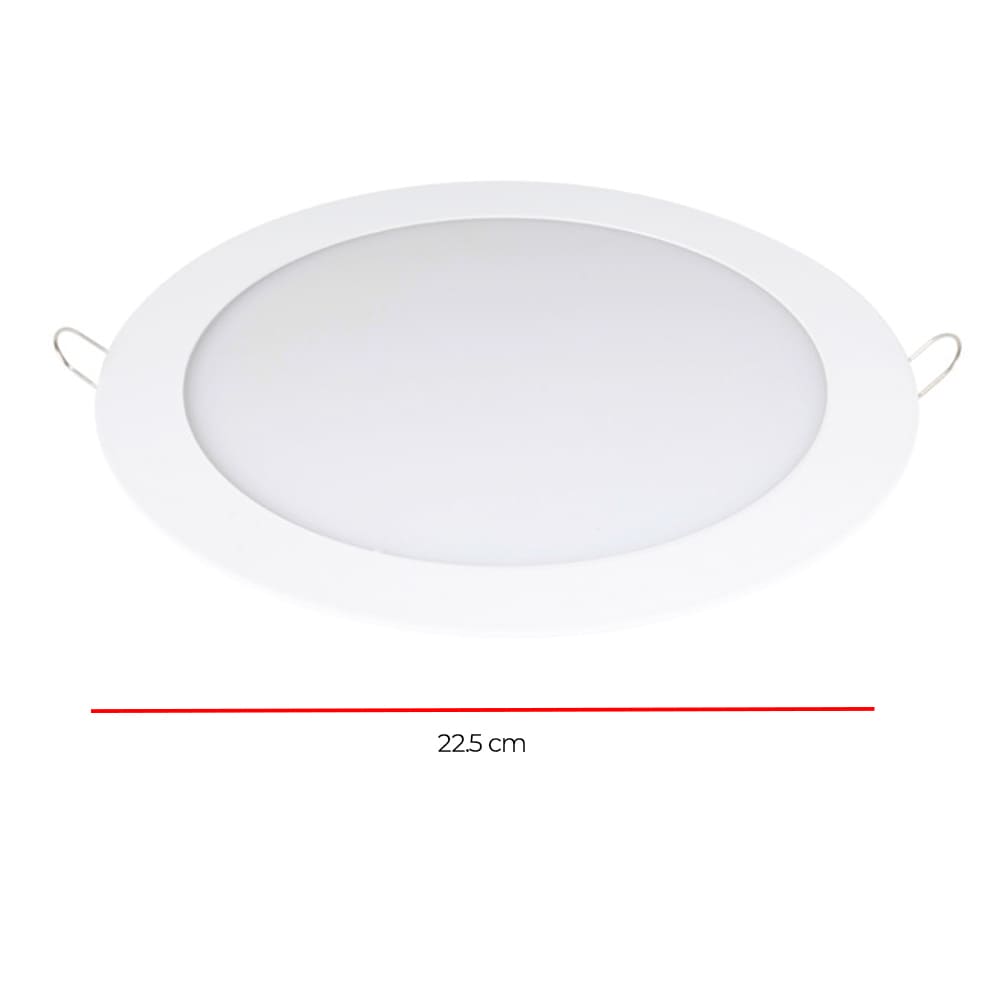 IUSA - Luminaria LED redonda fija, 1440 lm, luz blanca, IUSA