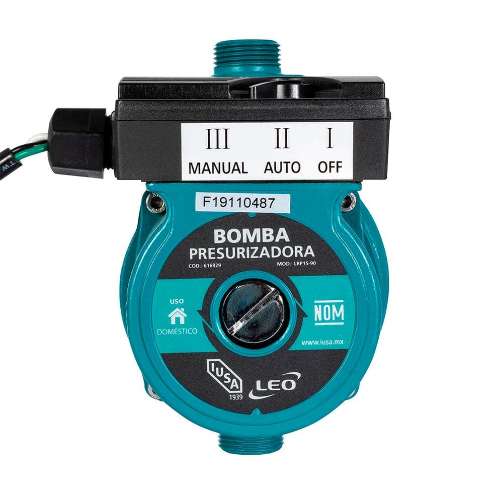 IUSA - Bomba presurizadora 0.16 hp con accesorios